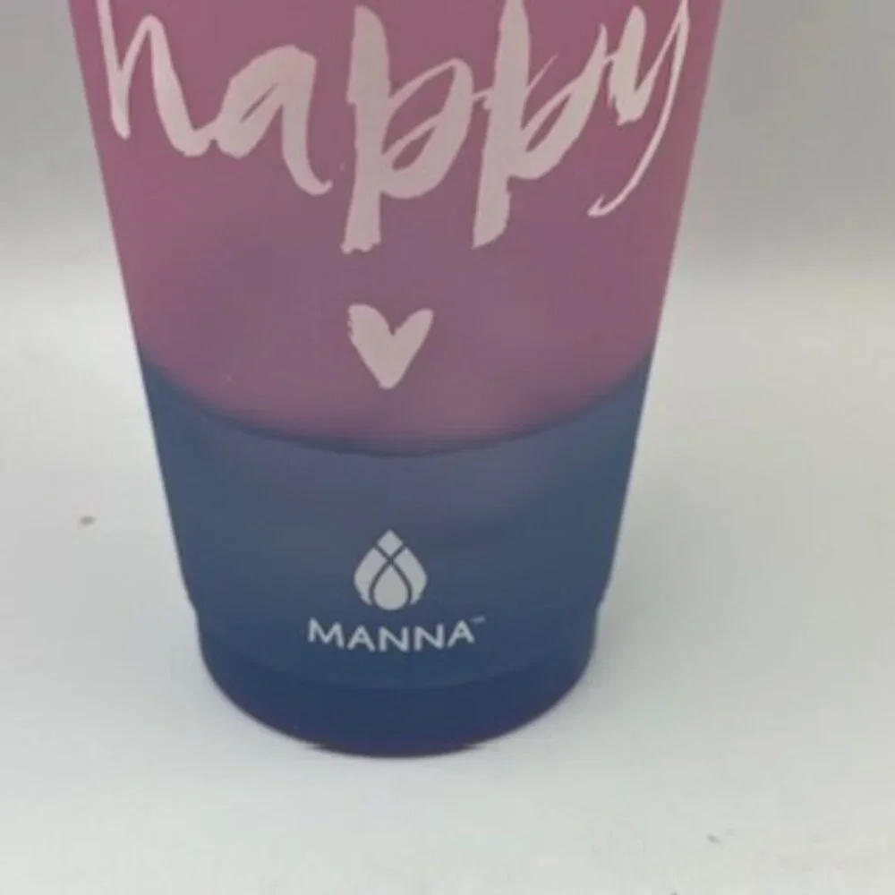 Manna Cold Drink Color Changing 16 Oz Motivational Tumbler Set Of 4 Cups‎